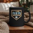 Baseball Dad Ice Cream Drip Home Plate Bat Cool Fathers Day Graphic Print Coffee Mug