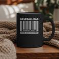Baseball Dad Scan For Payment Barcode Father Graphic Print Coffee Mug Baseball Dad Scan For Payment Barcode Father Graphic Print Coffee Mug