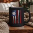Baseball Dad USA American Flag Father's Day 4th Of July Graphic Print Coffee Mug Baseball Dad USA American Flag Father's Day 4th Of July Graphic Print Coffee Mug