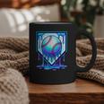 Baseball Drip Ice Cream Blue Glow Melt Ball Graphic Graphic Print Coffee Mug Baseball Drip Ice Cream Blue Glow Melt Ball Graphic Graphic Print Coffee Mug
