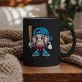 Baseball Drippy Style Apparel For Boys Youth Cool Baseball Graphic Print Coffee Mug