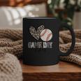 Baseball Game Day Vibes Baseball Mom Mama Leopard Cute Graphic Print Coffee Mug