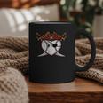 Baseball Heart Pirate Hat Crossed Swords Men Boys Kids Youth Graphic Print Coffee Mug Baseball Heart Pirate Hat Crossed Swords Men Boys Kids Youth Graphic Print Coffee Mug