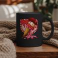 Baseball Heart Valentine Baseball Ice Cream Drip Boys Girls Graphic Print Coffee Mug Baseball Heart Valentine Baseball Ice Cream Drip Boys Girls Graphic Print Coffee Mug