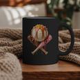 Baseball Ice Cream Drip Style Melting Ice Cream Youth Teen Graphic Print Coffee Mug