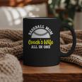 Baseball Mom Coach's Wife All In One Sports Player Coach Graphic Print Coffee Mug Baseball Mom Coach's Wife All In One Sports Player Coach Graphic Print Coffee Mug