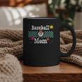 Baseball Mom Cute Retro Look Mothers Will Love Graphic Print Coffee Mug