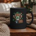 Baseball Mom Green Shamrock St Patrick Day Women Graphic Print Coffee Mug