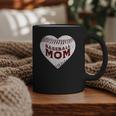 Baseball Mom Heart Love Mother's Day Game Day Support Graphic Print Coffee Mug