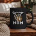 Baseball Mom Leopard Heart Matching Family Graphic Print Coffee Mug