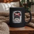 Baseball Mom Messy Bun Hair Player Mom Graphic Print Coffee Mug Baseball Mom Messy Bun Hair Player Mom Graphic Print Coffee Mug