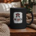 Baseball Mom Messy Bun Mommy Baseball Player Graphic Print Coffee Mug