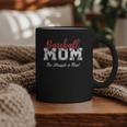 Baseball Mom The Struggle Is Real Graphic Print Coffee Mug