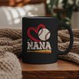 Baseball Nana Baseball Heart Family Matching Graphic Print Coffee Mug