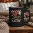 Baseball Player Christmas Gingerbread Smashing Through Snow Graphic Print Coffee Mug Baseball Player Christmas Gingerbread Smashing Through Snow Graphic Print Coffee Mug