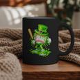 Baseball Player Ice Cream Drip Shamrocks St Patrick's Day Graphic Print Coffee Mug Baseball Player Ice Cream Drip Shamrocks St Patrick's Day Graphic Print Coffee Mug