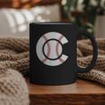 Baseball Sport Player Graphic Monogram Initial Letter C Graphic Print Coffee Mug Baseball Sport Player Graphic Monogram Initial Letter C Graphic Print Coffee Mug