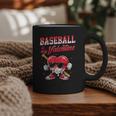 Baseball Is My Valentine Shirt Heart Drip Baseball Lovers Graphic Print Coffee Mug