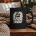 Bleached Messy Bun Game Day Vibes Baseball Mom Game Day Graphic Print Coffee Mug Bleached Messy Bun Game Day Vibes Baseball Mom Game Day Graphic Print Coffee Mug
