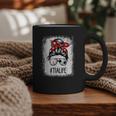 Bleached Tia Life Soccer Messy Bun Baseball Game Day Graphic Print Coffee Mug Bleached Tia Life Soccer Messy Bun Baseball Game Day Graphic Print Coffee Mug