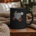 My Boy Might Not Always Swing Baseball Mom Graphic Print Coffee Mug