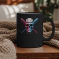 Cool Baseball Ice Cream Dripping Baseball Dad Baseball Lover Graphic Print Coffee Mug