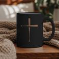 Cross Baseball Bats Christian Faith Sports Coach Pitcher Graphic Print Coffee Mug