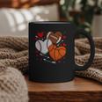 Cute Heart Baseball Basketball Football Valentine Boy Men Graphic Print Coffee Mug Cute Heart Baseball Basketball Football Valentine Boy Men Graphic Print Coffee Mug