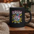 Drip Baseball Boy Youth Kid Ice Cream Dripping Baseball Bruh Graphic Print Coffee Mug