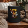 Drippy Pizza Baseball Slice Cartoon Sports Food Graphic Print Coffee Mug Drippy Pizza Baseball Slice Cartoon Sports Food Graphic Print Coffee Mug