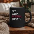 Eat Sleep Baseball Repeat Baseball Player Graphic Print Coffee Mug Eat Sleep Baseball Repeat Baseball Player Graphic Print Coffee Mug