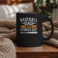 Father Fathers Day Baseball Lovers Baseball Dad Homerun Graphic Print Coffee Mug