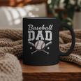 Fathers Cute Vintage Baseball Dad Sport Lovers Batter Player Graphic Print Coffee Mug