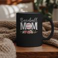 Floral Baseball Mom Mother's Day Cute Baseball Mama Mommy Graphic Print Coffee Mug