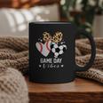 Game Day Vibes Soccer Baseball Mom Heart Graphic Print Coffee Mug