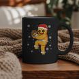 Gingerbread Man Baseball Christmas Graphic Print Coffee Mug Gingerbread Man Baseball Christmas Graphic Print Coffee Mug