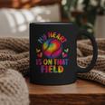My Heart Is On That Field Cute Baseball Mom Women Graphic Print Coffee Mug My Heart Is On That Field Cute Baseball Mom Women Graphic Print Coffee Mug