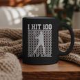 I Hit 100 Days Of School Boys Kids 100th Day Balls Baseball Graphic Print Coffee Mug I Hit 100 Days Of School Boys Kids 100th Day Balls Baseball Graphic Print Coffee Mug
