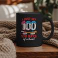 HUGvyn I Just Hit 100 Days Of School Baseball Ice Cream Boys Graphic Print Coffee Mug