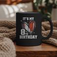 It's My 8th Birthday Baseball Football Heart 8 Year Old Graphic Print Coffee Mug It's My 8th Birthday Baseball Football Heart 8 Year Old Graphic Print Coffee Mug