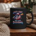 Just A Boy Who Loves Baseball Patriotic Drip For Youth Boys Graphic Print Coffee Mug Just A Boy Who Loves Baseball Patriotic Drip For Youth Boys Graphic Print Coffee Mug