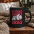 Kids Stealing Hearts Like I Steal Bases Cute Baseball Boys Graphic Print Coffee Mug Kids Stealing Hearts Like I Steal Bases Cute Baseball Boys Graphic Print Coffee Mug
