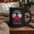 Little Slugger Boy Coming Soon Baby Announcement Baseball Graphic Print Coffee Mug