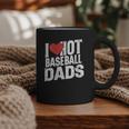 I Love Hot Baseball Dads Gag Y2k Valentines Joke Graphic Print Coffee Mug