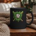 Lucky Shamrock Baseball Gloves Drip St Patrick's Day Boys Graphic Print Coffee Mug