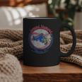 Lynyrd Skynyrd Skeleton Baseball Gun US Flag Cowboy Rock Fan Graphic Print Coffee Mug