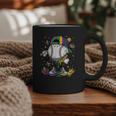 Mardi Gras Ice Cream Drip Baseball Carnival Party Mask Boys Graphic Print Coffee Mug
