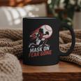 Mask On Fear Gone Baseball Catcher Softball Graphic Print Coffee Mug Mask On Fear Gone Baseball Catcher Softball Graphic Print Coffee Mug