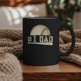Number One Baseball Dad Fathers Day Baseball Player Dad Papa Graphic Print Coffee Mug