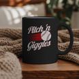Pitch 'n Giggles Baseball Player Women Baseball Mom Graphic Print Coffee Mug Pitch 'n Giggles Baseball Player Women Baseball Mom Graphic Print Coffee Mug